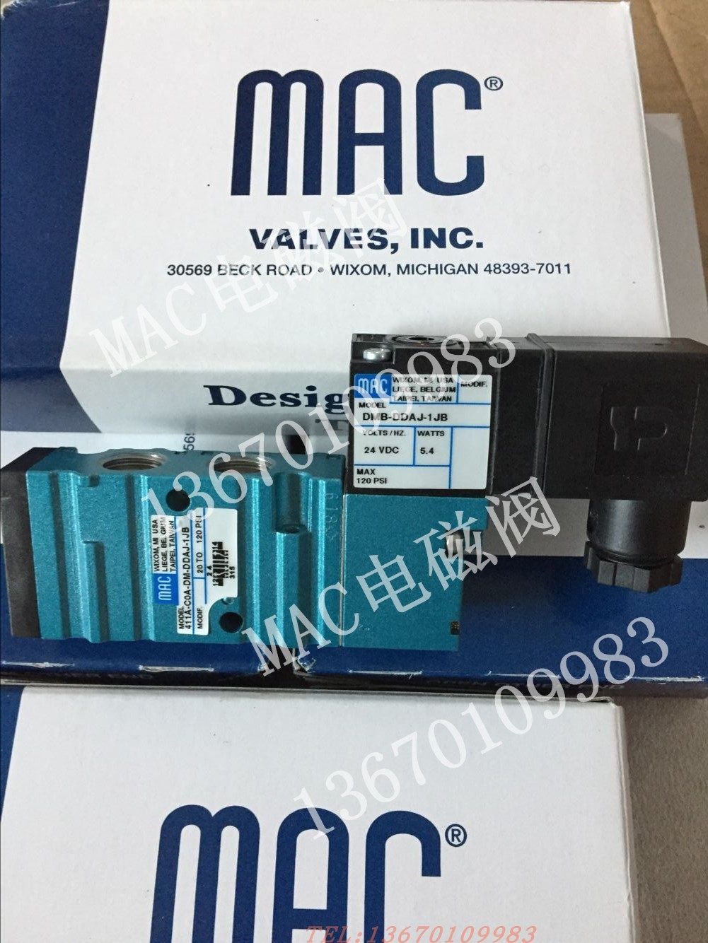 MAC solenoid valve 411A-COA-DM-DDFJ-1JB DJBJ 411A-C0A-DM-DDAJ-1JM DJAJ