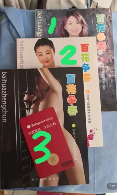 Authentic Art Model Artistry Collection: 100 Models in Springtime Splendor - Artistic Pose Album, 123 Large 16-Opening Pages, 120 Pages Per Book, High-Definition Color Printing on Coated Paper (Please Follow the Instructions to Choose and Order)