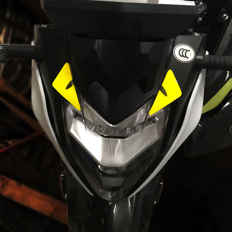 Cute little eyes evil Magic Eye Cat Eye Glistening Patch Paper Personality Decorative Drip Glue Headwind Sticker Wind Shield Appliquet