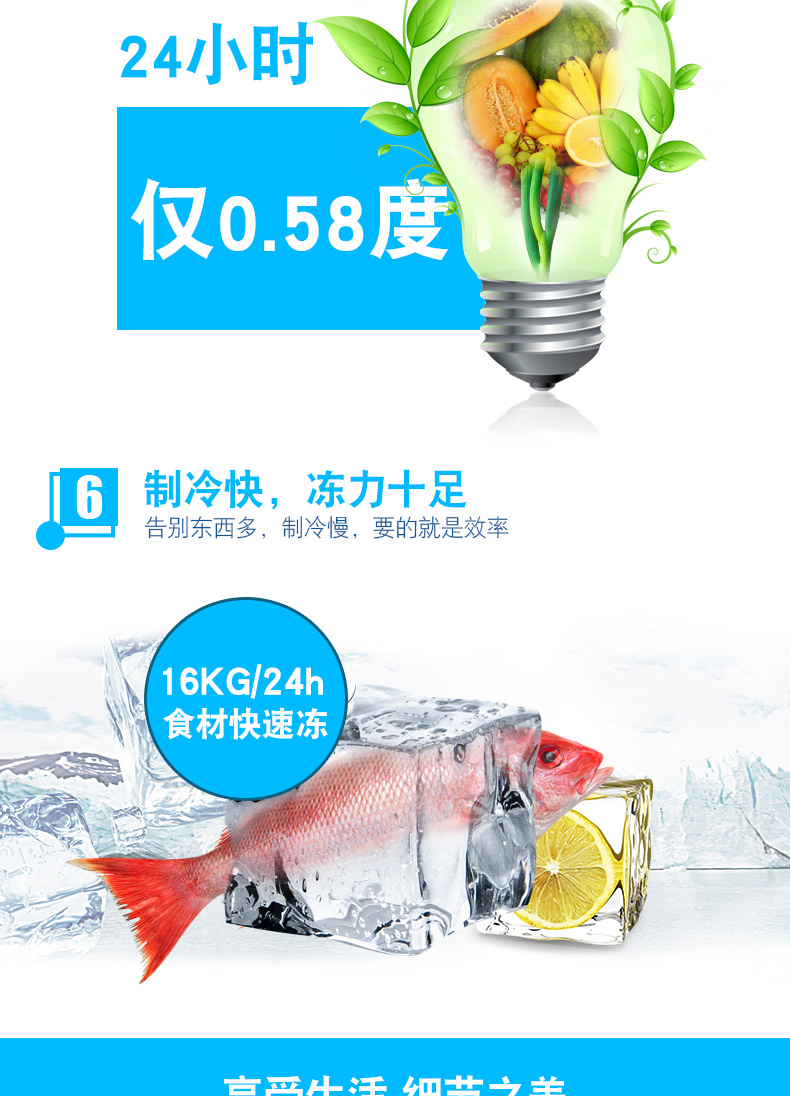 Cao cấp BC / BD-231 Cao cấp đơn và gia đình thương mại ống đồng nhiệt độ lớn Lớp lót bằng thép không gỉ Tủ đông bảy tốc độ - Tủ đông tủ bảo ôn mini