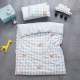 Đôi 11 trẻ em ở trường mẫu giáo bé nhỏ quilt ba mảnh bộ giường trẻ sơ sinh chứa lõi Liu Jiantao - Bộ đồ giường trẻ em 	bộ chăn ga gối đệm cho bé sơ sinh	