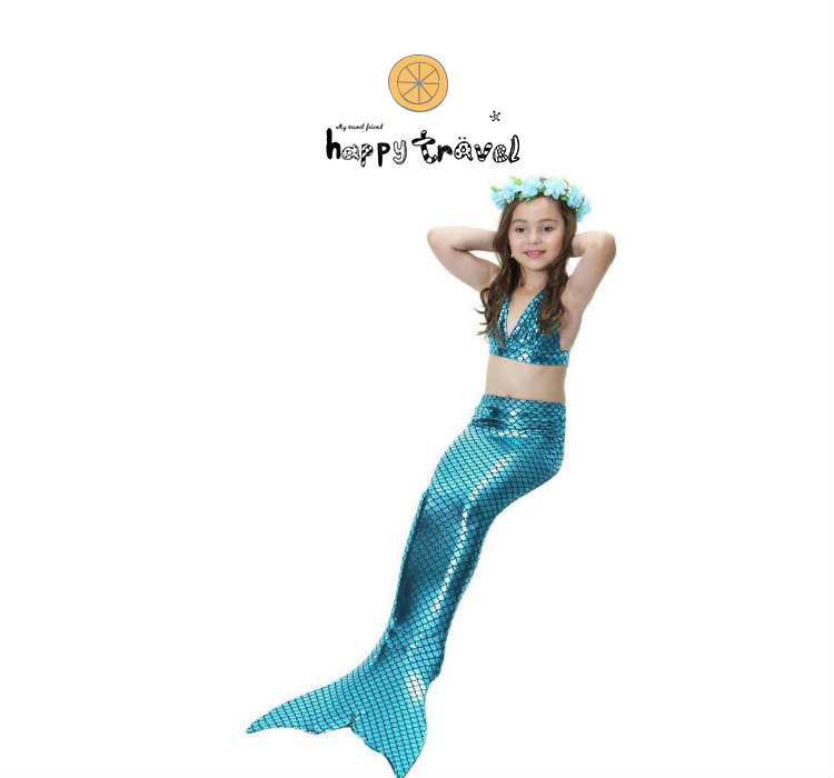 Áo Tắm trẻ em Cậu Bé Lớn Nàng Tiên Cá Đuôi Áo Tắm Bikini Chia Áo Tắm Mermaid Spa Áo Tắm