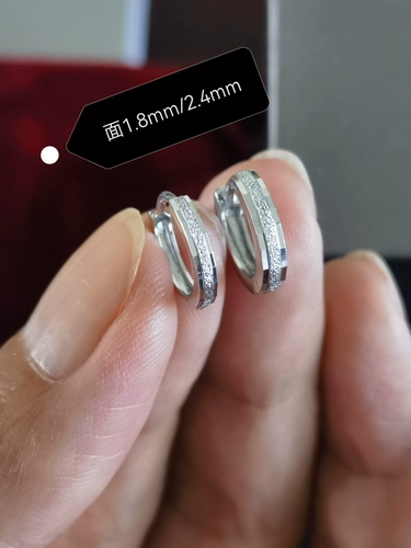 Платиновые маленькие рождественские серьги для влюбленных, платина 950 пробы, подарок на день рождения, (в наличии на складе)