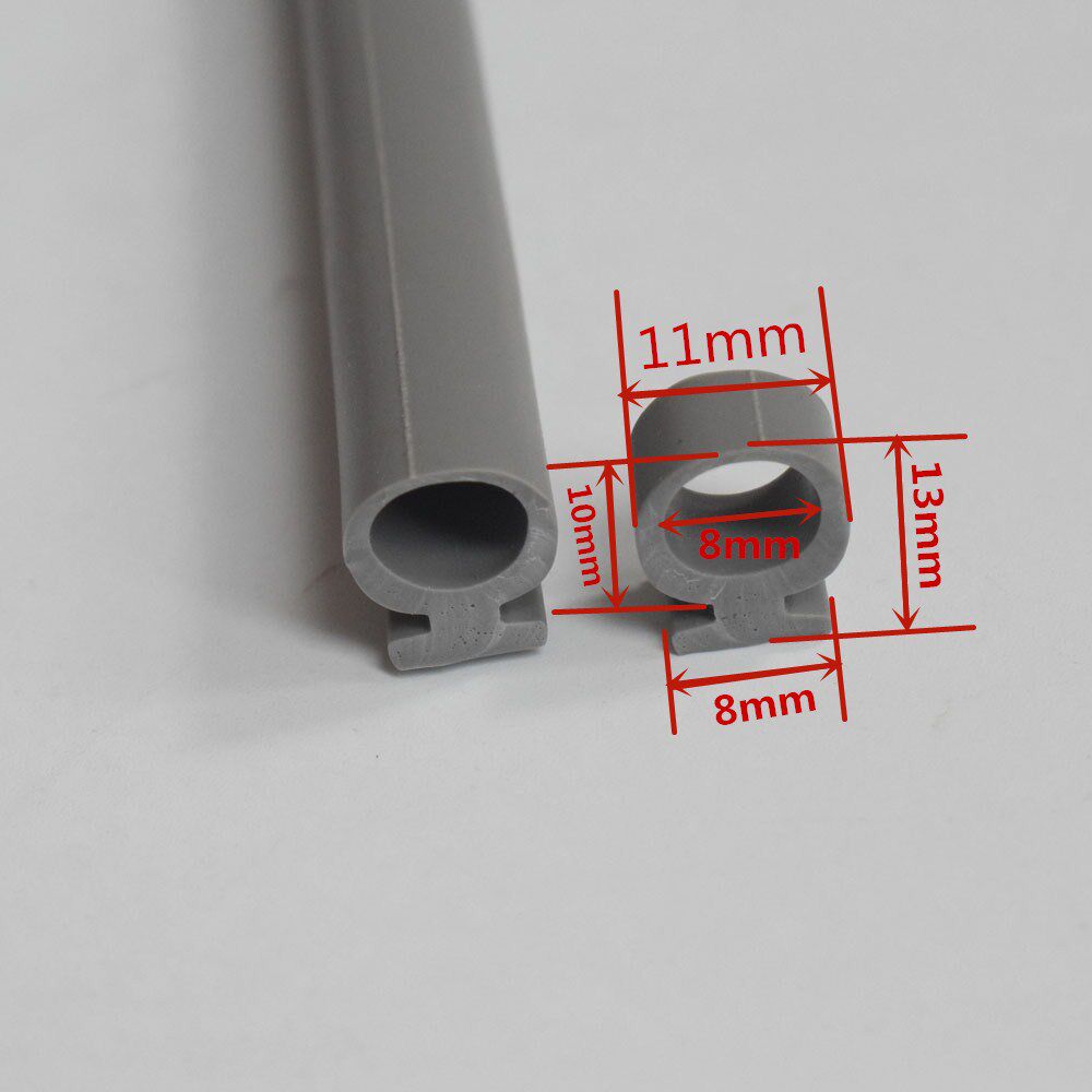 Rubber plastic steel door window sealing strip inside and outside flat opening window outdoor soundproof adhesive strip windproof strip warm and insulated anti-freeze O-type