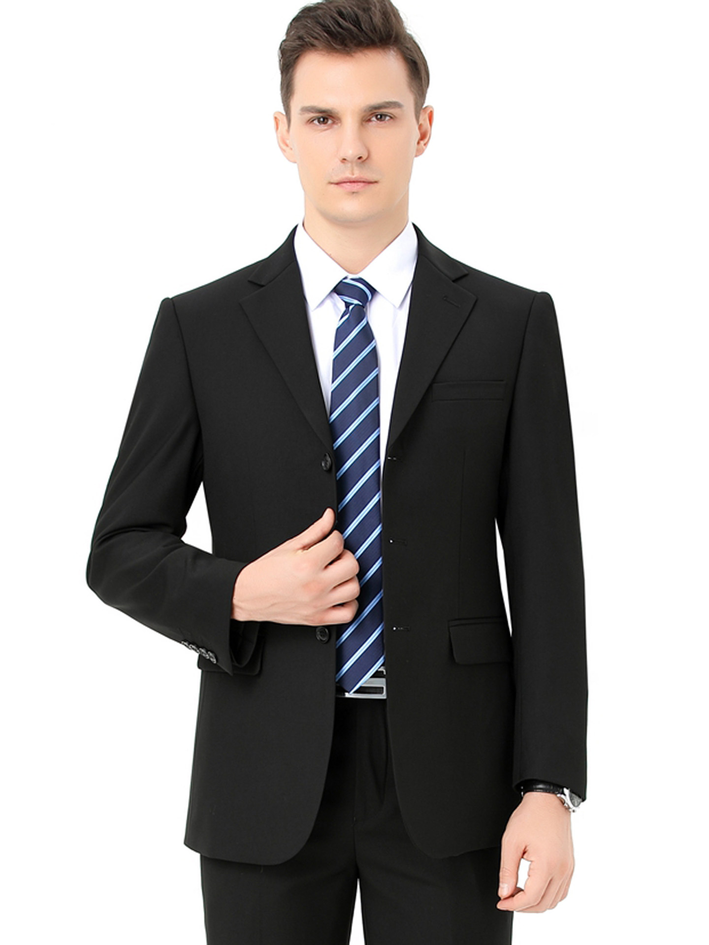 Pierre Cardin Men's Casual Suit Single Top Spring, Autumn and Winter Business Jacket Men's Middle-Aged Dad Suit Suit