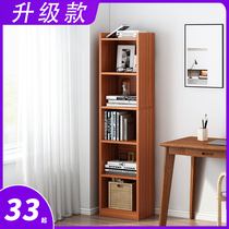 Small Side Corner Bookshelves Shelve Shelf Corner Home Locker Floor Bookcase Narrow Clip Sewn Provincial Space Containing Cabinet