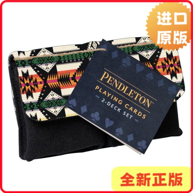 [Authentic in Stock] Pendleton Playing Cards Pendleton Paper Cards Travel Camping Game Board Game Pendleton Woolen Mills9781452172569