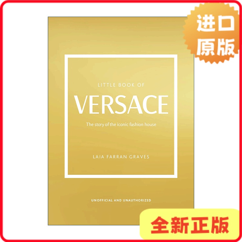 [Authentic in Stock] Little Book of Versace: the Story of the Iconic Fashion House, Hardcover, English Edition, Laia Farran Graves 9781802792638