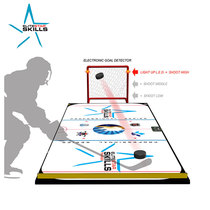 New electronic intelligent ice hockey training paddle board portable shooting pad practice board for home practice