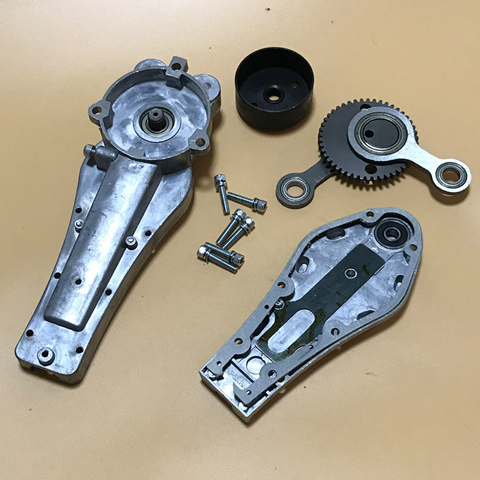 Trimmer 750 light cut gear case housing iron shell gear beds aluminium pieces accessories small pine 750 gearboxes