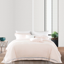 Dream Jie home textile set Princess do not forget the beginning of the heart 13771 pure cotton plush cotton solid color net red four pieces antibacterial color