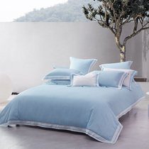 Dreamlike 2021 new full cotton weaver jacquard with four sets of seven stars back to the true 00129 long suede cotton bed