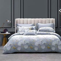 Sleep MINE Xia to 60S days silk printed with four pieces of printed active bed Bamboo Hat SPECIAL CABINET 2021 new