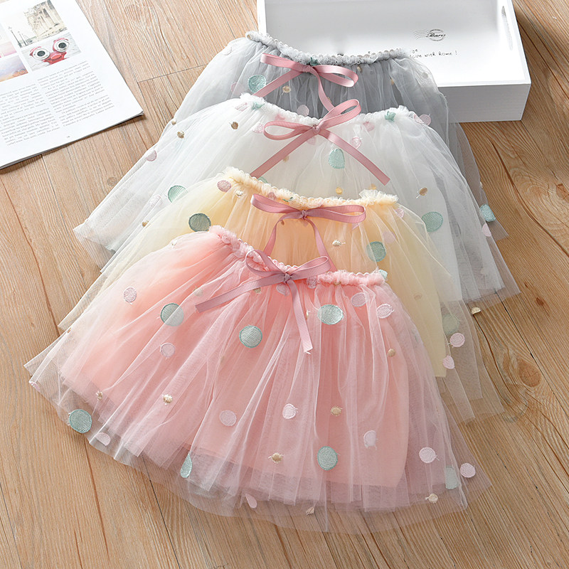 Girls tutu skirt summer skirt girl baby mesh skirt foreign style yarn skirt little girl skirt