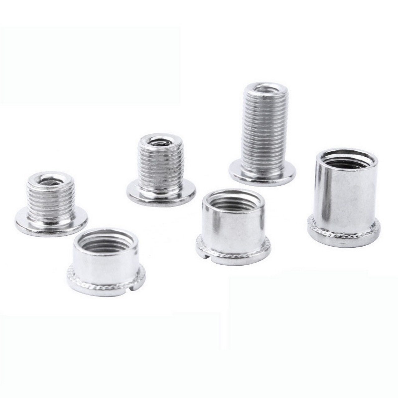 High Strength Large Fluted Disc Nail Screw Mountain Road Dead Fly Folding Folding Bike Steel Large Fluted Disc Screw Single Double Disc Triple Disc