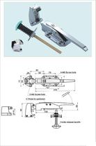 1178 cold storage handle oven door lock pull handle oven door button touch lock