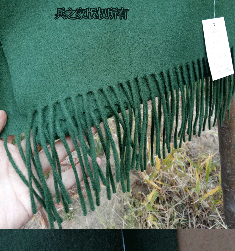 Phân phối xác thực 07 khăn len cashmere nam mùa đông ấm áp dài hai mặt rắn màu dày cổ áo hoang dã khăn ống nam đa năng
