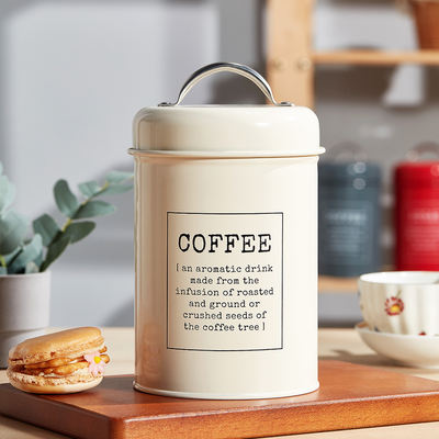 Powder-colored European retro style sealed cans, milk powder cans, coffee cans, tea cans, sugar cans, facial mask powder cans, model room ornaments