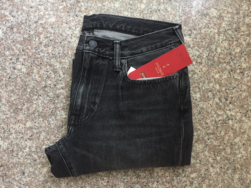 levi's dark grey jeans