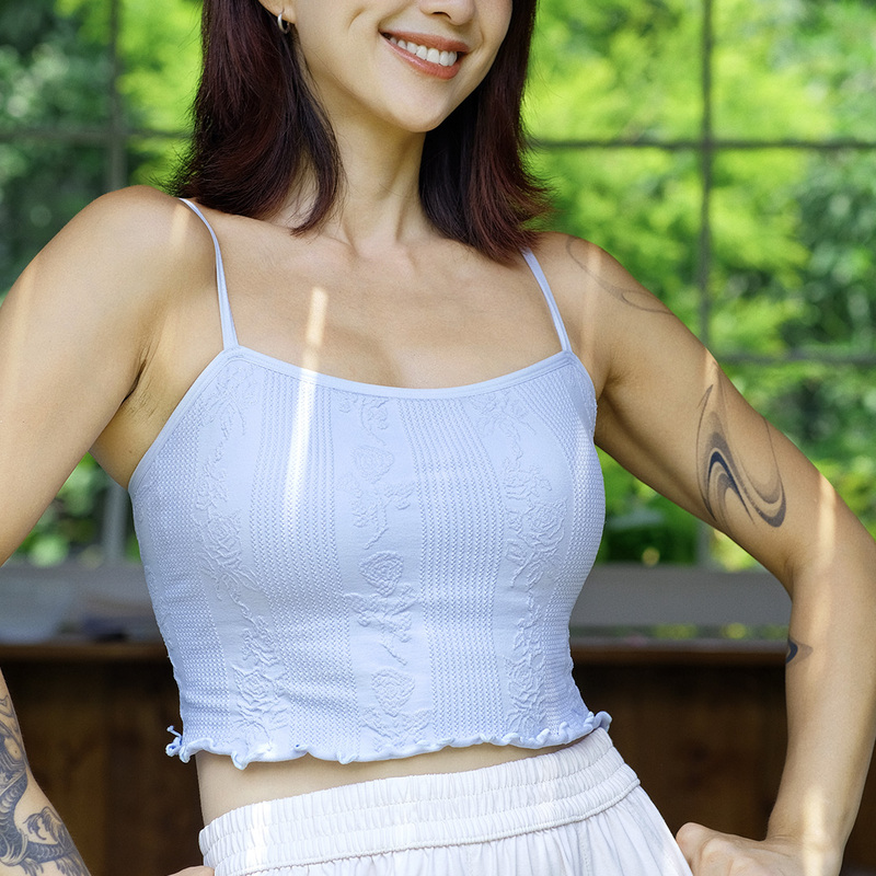 Wander Child Pilates Vest Yoga Sportswear Unique Beautiful Stunning with Chest Pad 2026 New