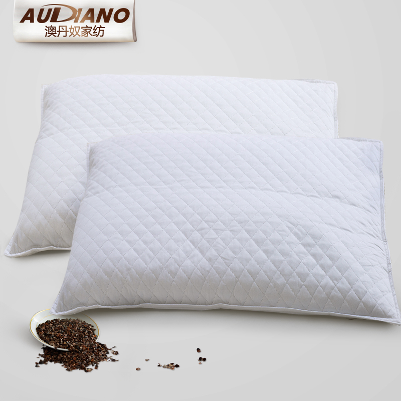 Aodanu home textile bedding pure buckwheat pillow core pillow cervical spine full buckwheat shell adult pillow core