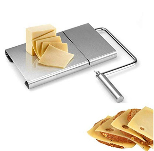 Cheese Slicer with Wire Butter Cutter Stainless Steel Cream Cheese Slicer