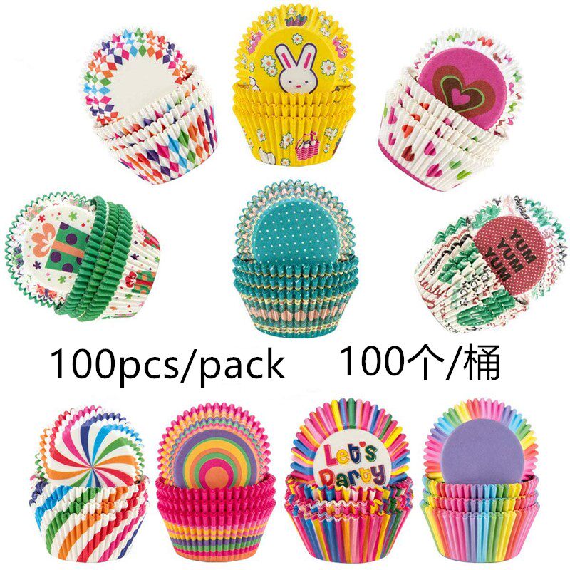 Baking Cups Cupcake Liners Muffin Cake Paper Cups Xuemei Niang Glutinous Rice cake Biscuit Paper Tray