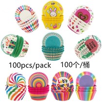 Christmas Cupcake Baking Cups Christmas cake paper cup snow Mei Niang glutinous rice cake paper holder