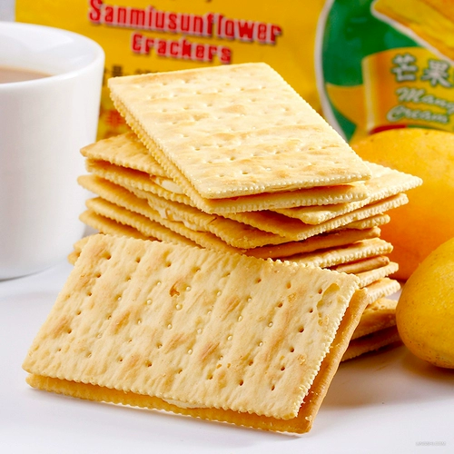 Филиппинская специальная закуска Food Новые саженцы сэндвичи с подсолнечниками Xiang, Sulfei Biscuits Cheese Flavor 270G Bag de Fenglong