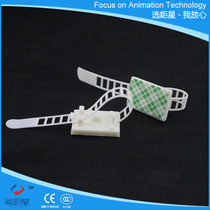 Game machine case fixed buckle suction cup buckle buckle with glue line buckle wire fixed suction cup white cloth line card