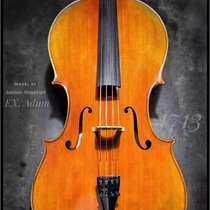 Cello single board whole board handmade 4 4 ​​cello Stradivari 1713 type Stradivari