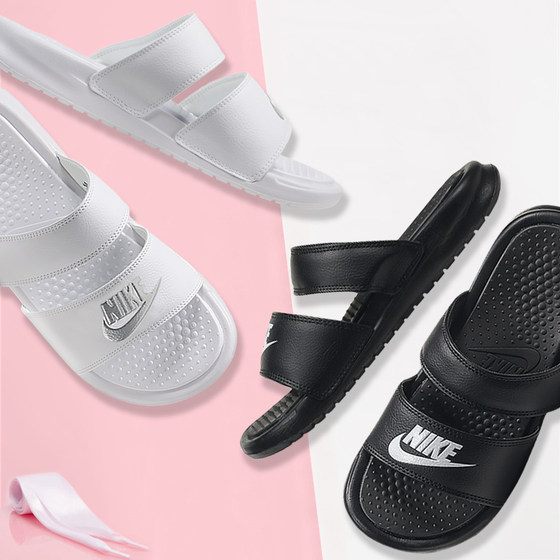 couple slippers nike