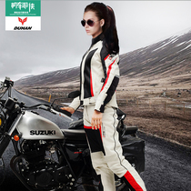Duhan motorcycle suit summer mesh riding suit slim womens D-186L