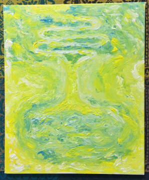 (Nagarjuna) Oil on Canvas Tranquility 50*60