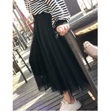 Осенняя длинная юбка для беременных с поддержкой живота, средней длины, юбка-пачка, популярно в интернете