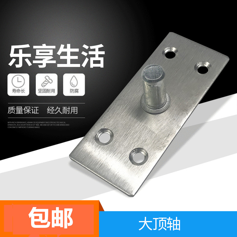 Glass door fittings widened large stainless steel top shaft Tianxin