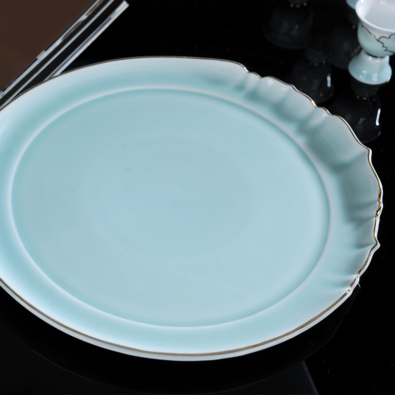 Jingdezhen ceramic wine liquor liquor'm glass sets of assembly tray was making checking painting see colour gift box packaging