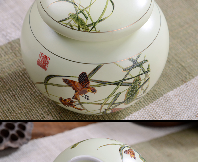 Ceramic tea pot seal in pu 'er tea box, moistureproof, black tea, green grain storage to save the tea pot