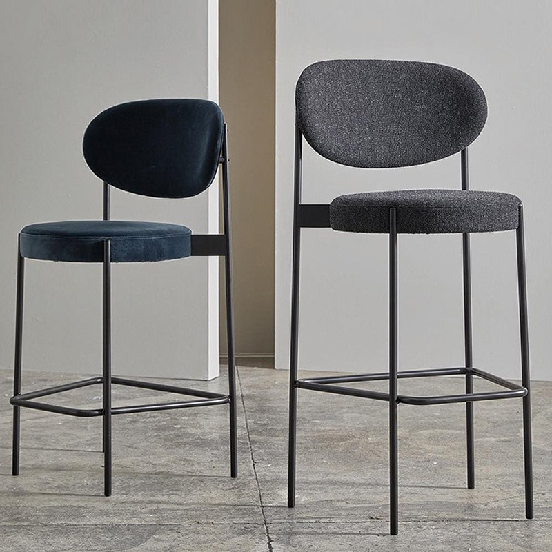 Simple wrought iron bar stool bar stool bar stool bar table and chair modern Nordic bar stool bar stool high chair