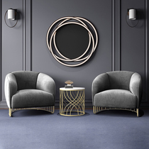 Eurostyle light extravagant office sofa tea table combination of simple reception room business talks lounges company sales department