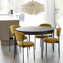 Nordic Minimalist Cloth Art Changing Shoes stool Sofa Stool Modern Tea Table Stool Dresden stainless steel short stool Makeup Stool