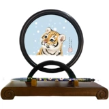 Сувенир для новорожденных для младенца, двусторонняя вышивка, с вышивкой