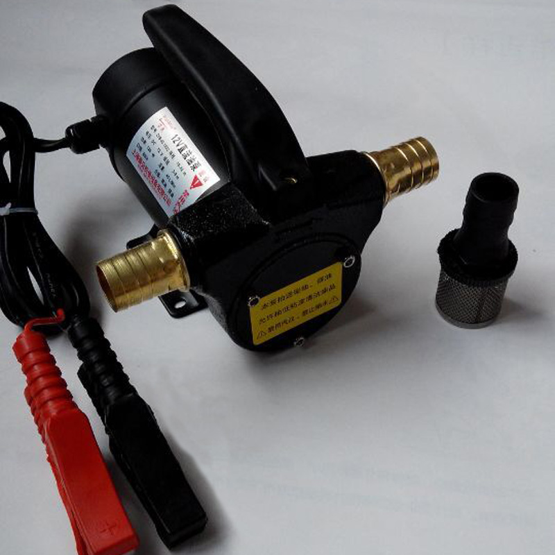 Electric oil pump 12V24V220V DC plus oil pump self-suction pump Manual suction oil pump diesel oil pumping machine