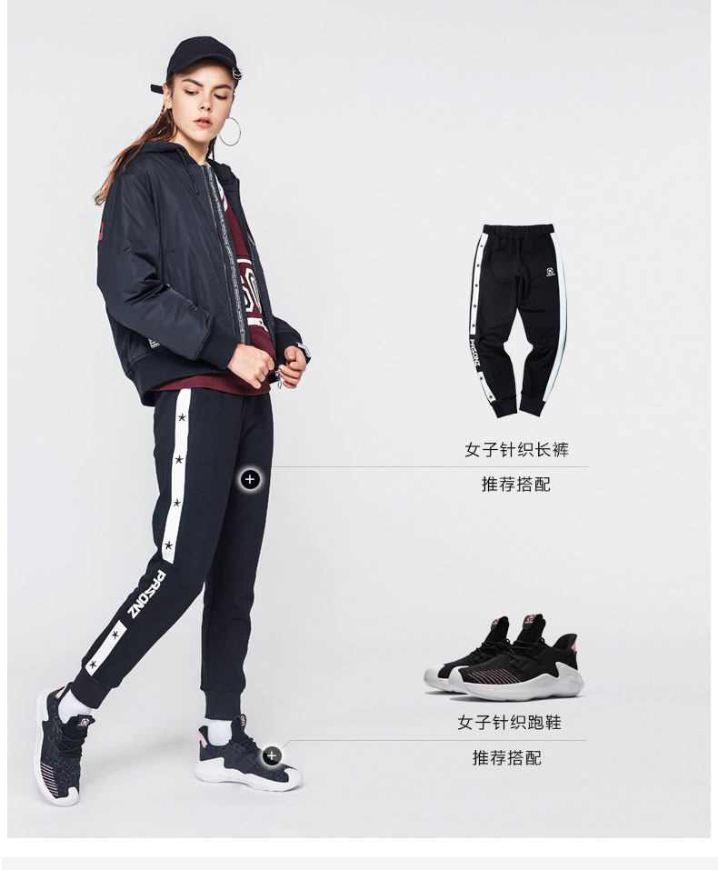 Quần áo cotton Jordan Baishang 2018 mùa đông mới dệt kim áo khoác trùm đầu áo chống thấm nước in áo ấm - Quần áo độn bông thể thao áo phao nam hàng hiệu