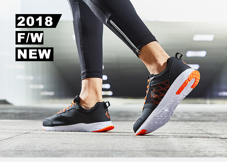 Giày thể thao Jordan Giày nam 2018 mùa đông mới giày chạy bộ nhẹ hấp thụ sốc giày nam bình thường giày chạy bộ
