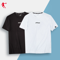 Jordan Mens Sports T-shirt Mens 2021 Summer New Knitted Short Sleeve T-Shirt Mens Cotton Casual Top Men