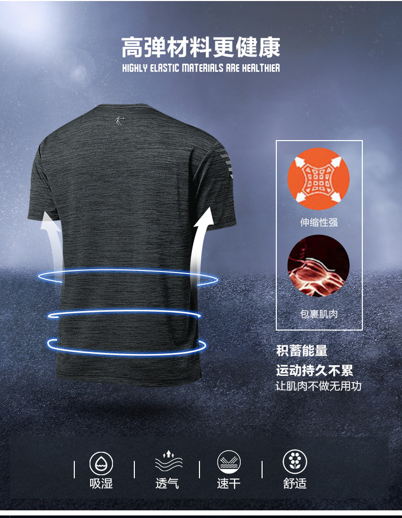 乔丹男装短袖t恤男2021夏季 图4