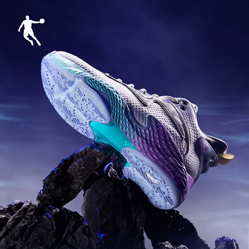 Jordan Official Breathable Sneaker Men's Shoes Basketball Shoes 2022 Summer New Men's Abrasion Boots Students