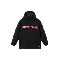 China Jordan cotton coat mens 2023 winter new style short hooded loose thickened warm and comfortable coat cotton coat for men