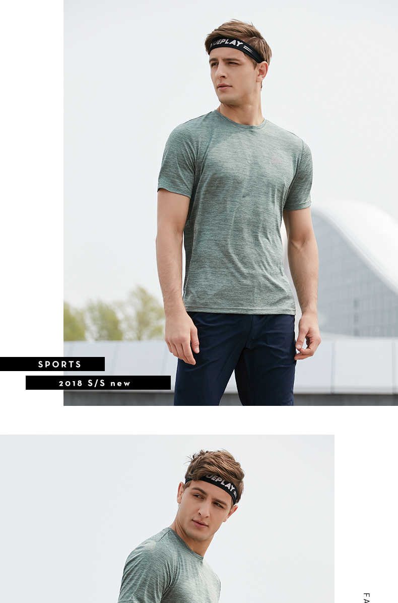 Áo thun nam Jordan tay ngắn nam 2018 hè mới cổ tròn nam áo nỉ nam quần áo thoáng khí tập thể dục áo tank top gym nam